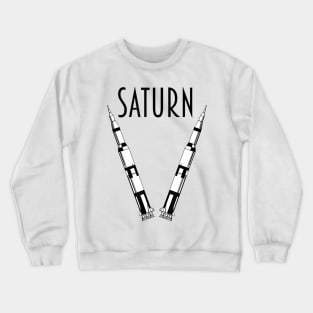 Apollo 11 Saturn V Moon Rockets Crewneck Sweatshirt